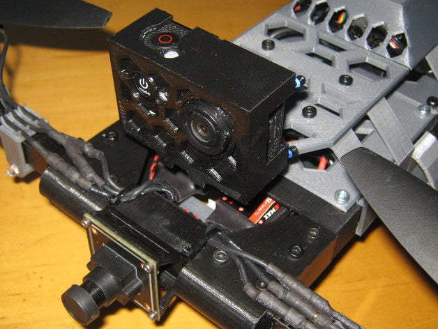 h-helikopter eylem cam monte edin rc araçlar 3D print model - Mito3D
