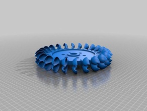 turbina pelton meccanica giocattoli 3d print model - Mito3D