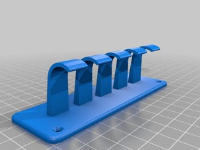 coat hook 5 hooks other 3d print model - Mito3D