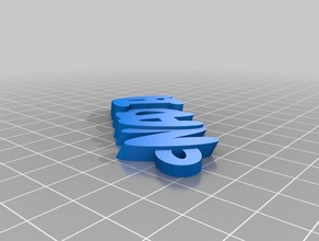 014 mio personalizzati iamburnystext nome keyfob portachiavi organizzazione 3d print model - Mito3D