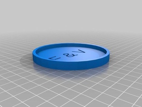 customized coaster 8mm kitchen dining 3d print model - Mito3D