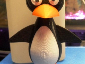 jiji pinguino somiglianza i segni loghi stmath 3d print model - Mito3D