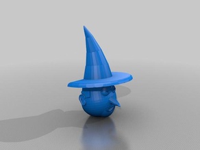böse Hexe Hut Kreaturen 3d print model - Mito3D