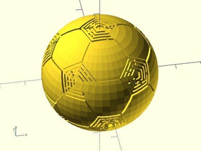 maze soccer toys games geometry math generator openscad 3d print model - Mito3D