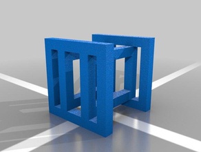 caixa quadrada arte 3d print model - Mito3D