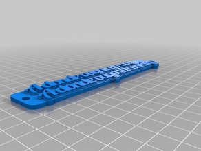 frase keychains customized 3d print model - Mito3D