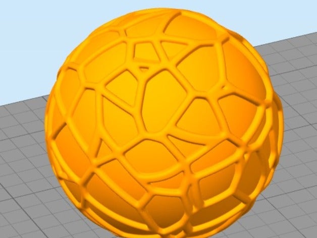 voronoi lampada 2 in scala altri makeprintable 3D print model - Mito3D
