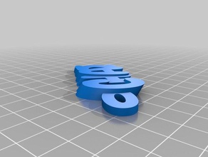 025 mio personalizzati iamburnystext nome keyfob portachiavi organizzazione 3d print model - Mito3D