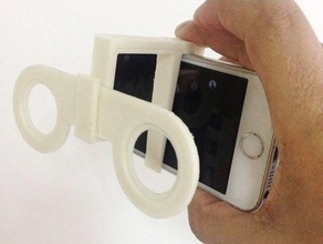 google cardboard mini rams version mobile phone 3d print model - Mito3D