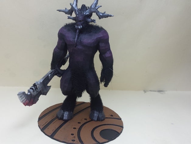 baphomet les jouets jeux démon le mdn donjons dragons miniature miniatures rpg 3D print model - Mito3D