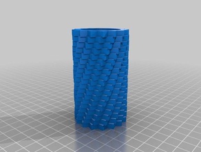 jib cup containers blender geometry vase 3d print model - Mito3D