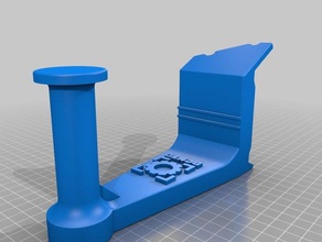soporte de bobina bcn3d+ filaflex fijo otros makeprintable 3d print model - Mito3D