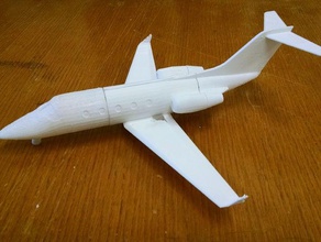 hawker 400xpr se rétracte véhicules 3d print model - Mito3D