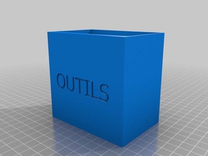 boite outils mano herramientas boites 3d print model - Mito3D