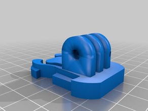 go pro quick release clip camera gopro tinker 3d print model - Mito3D
