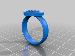 anel de sinete acessórios 3d print model - Mito3D