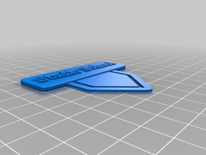 my customized bookmark paper clip2 office 3d print model - Mito3D