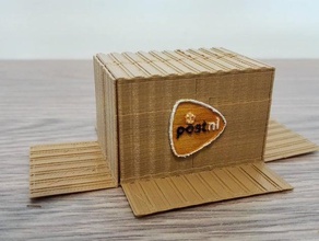 mini delivery box pencil holder postnl office 3d print model - Mito3D