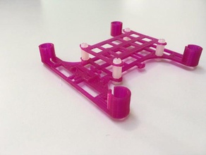 Zimmer-racer micro quad Rahmen Ideen gebürstet-board edition 3d drucken 3d print model - Mito3D