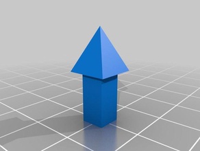reddit Stimmen Pfeil 3d Gebäude Strukturen 3d print model - Mito3D
