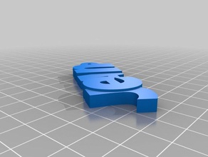 chaveiro jean organization customized 3d print model - Mito3D