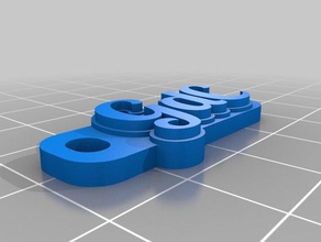 gdc Schlüsselanhänger angepasst 3d print model - Mito3D