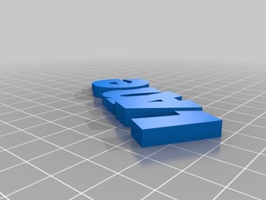 chaveiro lane organización personalizado 3d print model - Mito3D