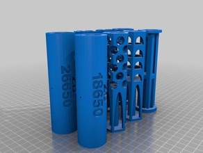 Batterie-adapter Container 3d print model - Mito3D