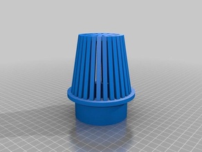 mi personalizados paramétrico de drenaje la reja al aire libre jardín 3d print model - Mito3D
