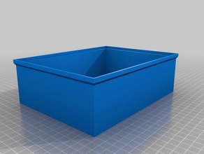 caja cuadrada customizada tool holders boxes customized 3d print model - Mito3D