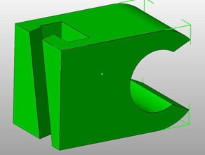 ein weiteres einfaches filament-guide 3d Drucker Zubehör 3d print model - Mito3D