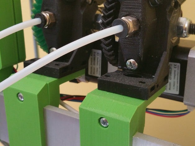 bowden alanında destek prusa 6 mm kalınlığında çelik v20 3d yazıcı aksesuarlar 3D print model - Mito3D