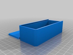sliding lidbox 50x120x30 tool holders boxes customized 3d print model - Mito3D