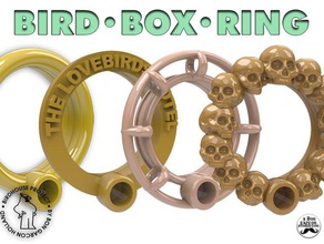 birdbox anel diy animais casa de passarinho ovo voando jardim do agregado familiar vivendo ninho vogel 3d print model - Mito3D