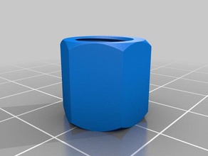 joining nut parts customized 3d print model - Mito3D