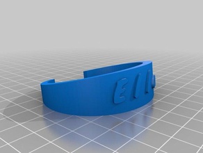 ella braclet bilezik özelleştirilmiş 3d print model - Mito3D