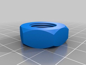 toilet nut try 3 parts customized 3d print model - Mito3D