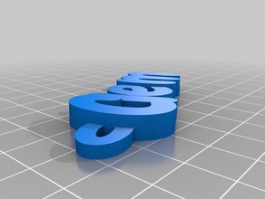 mi personalizados iamburnys v2text nombre llavero mando llaveros 3d print model - Mito3D