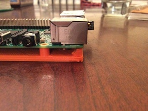 raspberry pi 2 ojo de la cerradura placa montaje electrónica 3d print model - Mito3D
