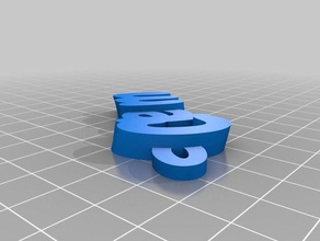 mi personalizados iamburnys v2text nombre llavero mando llaveros 3d print model - Mito3D