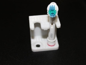 holder oral toothbrush bathroom 3d print model - Mito3D