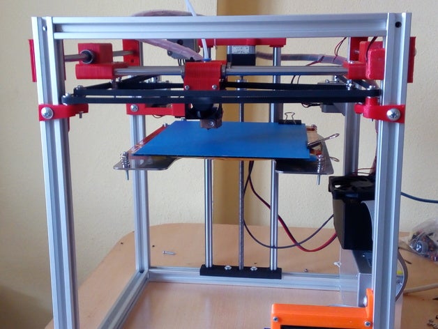 ege3d impressora impressoras 3d yazc yazici perfil de alumínio extrusão corexy h-bot 3D print model - Mito3D