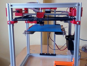 ege3d printer printers 3d yazc yazici aluminium profile extrusion corexy h-bot 3d print model - Mito3D