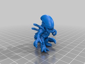 alien guard criaturas 40k genestealer miniatura 3d print model - Mito3D