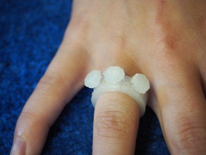 abbys diamond ring jewelry 3d print model - Mito3D