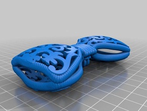 fancy bow tie version 20 fixed other makeprintable 3d print model - Mito3D