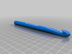 crochet hook art tools customized 3d print model - Mito3D