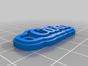 civic keychains customized 3d print model - Mito3D
