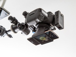 câmara de nível vertical canon ef eos dslr da fotografia 3d print model - Mito3D