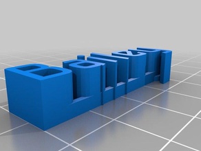 bailey heykeller özelleştirilmiş 3d print model - Mito3D